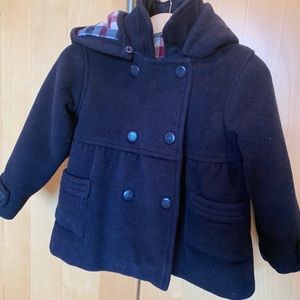Girls winter pea coat